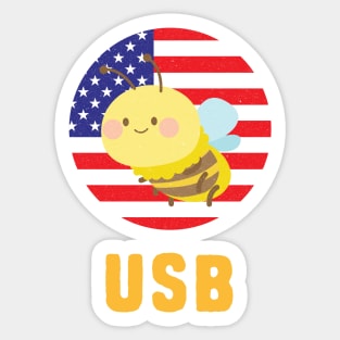 Funny Bee Puns Sticker